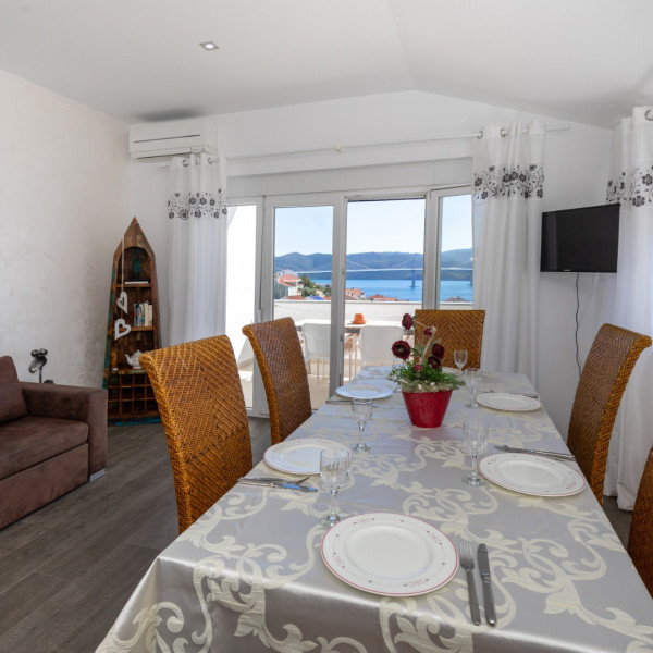 Living room, Villa Mare, Villa Mare - Exclusive accommodation with pool and sea view in Komarna, Dalmatia, Croatia Komarna