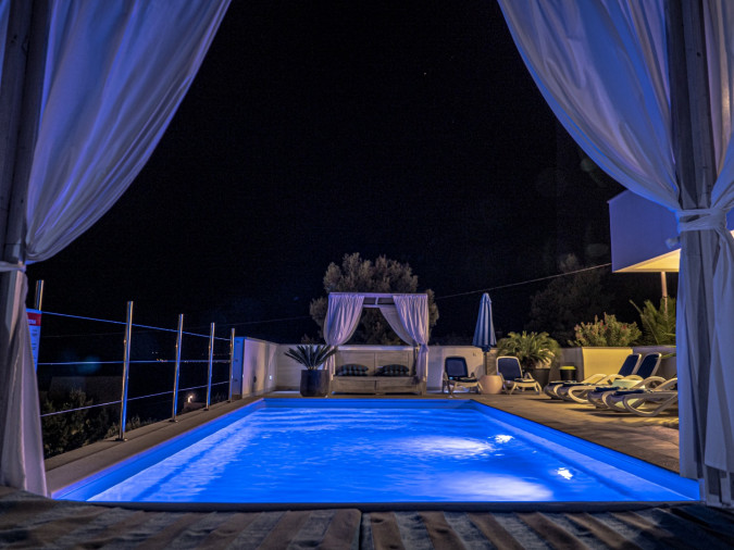 Eksterijer, Villa Mare - Ekskluzivni smje&scaron;taj s bazenom i pogledom na more u Komarni, Dalmacija Komarna