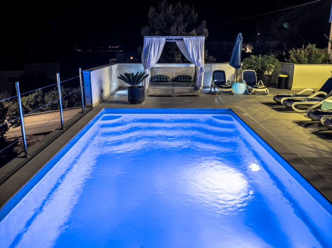 Eksterijer, Villa Mare - Ekskluzivni smje&scaron;taj s bazenom i pogledom na more u Komarni, Dalmacija Komarna