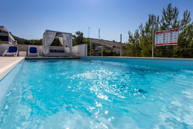 Eksterijer, Villa Mare - Ekskluzivni smje&scaron;taj s bazenom i pogledom na more u Komarni, Dalmacija Komarna