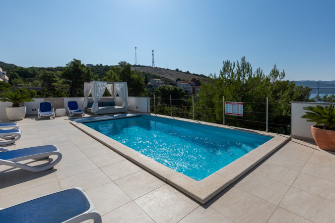 Eksterijer, Villa Mare - Ekskluzivni smje&scaron;taj s bazenom i pogledom na more u Komarni, Dalmacija Komarna