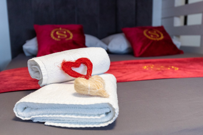 Apartman 2 Deluxe Room, Villa Mare - Ekskluzivni smje&scaron;taj s bazenom i pogledom na more u Komarni, Dalmacija Komarna