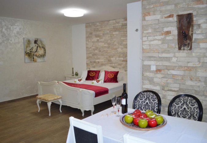 Apartman 3 Studio, Villa Mare - Ekskluzivni smje&scaron;taj s bazenom i pogledom na more u Komarni, Dalmacija Komarna